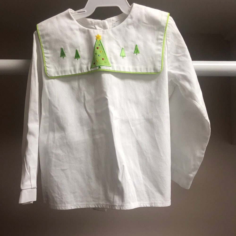 Smocked Christmas top